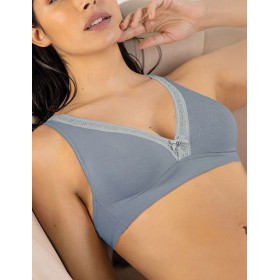 Бюстгальтер бралетт без косточек Sielei DARLING 1886 denim, Цвет: denim (джинсовый), Размеры: 85B