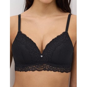 Бюстгальтер бралетт без косточек Ysabel Mora 10721 чёрный, Цвет: чёрный, Размеры: 70B