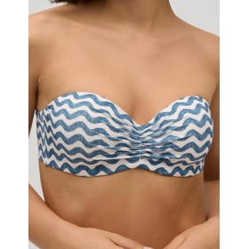 Купальный бюст бандо Ysabel Mora MAHE 82828 синий, Цвет: синий, Размеры: 85B