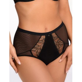 Высокие трусы слипы Bella Misteria NORTH NUTA, Цвет: чёрный, Размеры: 2XL