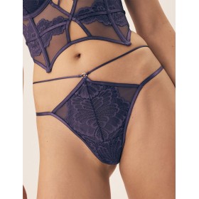 Стринги с оригинальным поясом Esotiq BARI 42511 фиолетовый, Цвет: фиолетовый, Размеры: S
