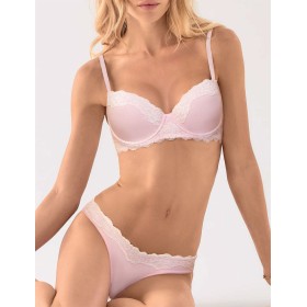 Комплект Infiore BIJOUX балконет+слипы BJX2741 loto, Цвет: loto (розовый), Размеры: 85B