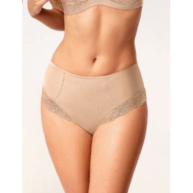 Высокие трусы слипы Infiore PERLA nudo, Цвет: nudo (телесный), Размеры: L