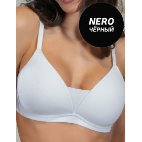 Хлопковый бюстгальтер без косточек Leilieve COTTON LOVER C3004 nero, Цвет: nero (черный), Размеры: 75B