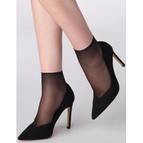 Эластичные носочки Marilyn PETKI NO STRESS 15 den чёрный, Цвет: чёрный, Размеры: UN