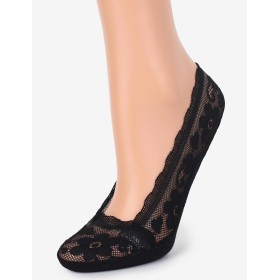 Эластичные кружевные следки Marilyn STOPKI LACE Z33 чёрный, Цвет: чёрный, Размеры: UN