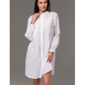 Удлиненная рубашка хлопок Mia-Amore ARGENTINA 1757, Цвет: бежевый+черный, Размеры: M