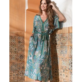 Длинная туника из вискозы Mia-Amore IMANY 5491, Цвет: мятный, Размеры: L/XL