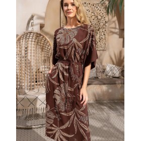 Туника с широким рукавом Mia-Amore KILIMANJARO 5328, Цвет: шоколадный, Размеры: 2XL/3XL