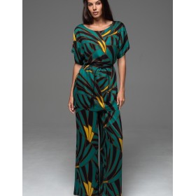 Комплект-двойка из шёлковой вискозы Mia-Amore MALACHITE 5536, Цвет: мультиколор, Размеры: 2XL