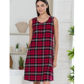 Фланелевая сорочка в клетку Mia-Amore Mr&Mrs SMITH 5100 красно-черный, Цвет: красно-черный, Размеры: 3XL