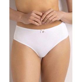 Высокие трусы слипы Sielei DARLING 1879 bianco latte, Цвет: bianco latte (белый), Размеры: 2XL