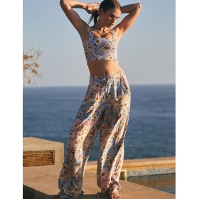 Пляжные брюки Agua Bendita 12289 CAROLINE NUMEN, Цвет: голубой, Размеры: M