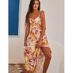 Длинный сарафан Agua Bendita 12801 SUZIE VITREO, Цвет: белый, Размеры: L