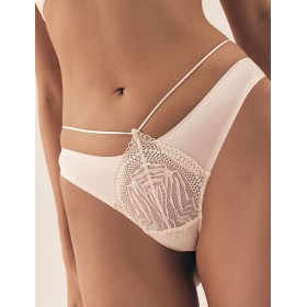 Трусы стринги Esotiq BONITA 42536 пудровый, Цвет: пудровый, Размеры: S
