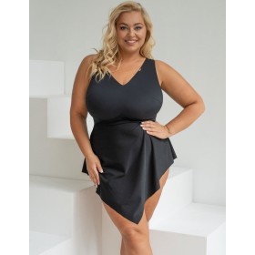 Черный купальник платье Kris Line SOLAR body tankini, Цвет: черный, Размеры: M