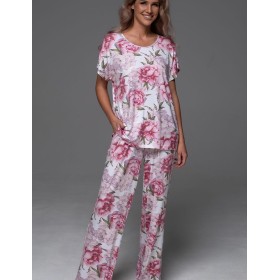 Трикотажная пижама с брюками Mia-Amore ABBEY 5556, Цвет: мультицвет, Размеры: 4XL
