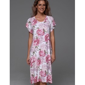 Сорочка из трикотажной вискозы Mia-Amore ABBEY 5558, Цвет: мультицвет, Размеры: L