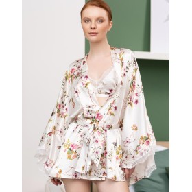 Комплект-тройка с шортами Mia-Amore VIKKI 4637, Цвет: молочный, Размеры: XL