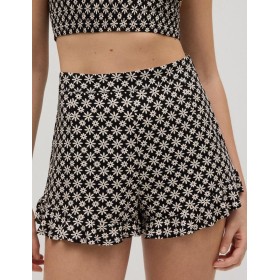 Шорты пляжные Ysabel Mora ISLA DE SAL 86109, Цвет: чёрный/белый, Размеры: S