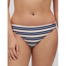 Полосатые плавки низкие Ysabel Mora SANTANTICO 82936, Цвет: тёмно-синий/белый, Размеры: S