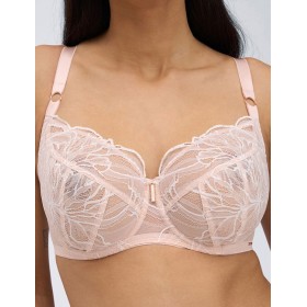 Мягкий кружевной бюстгальтер Alles FIZZY DELIGHT M бежевый, Цвет: бежевый, Размеры: 65G
