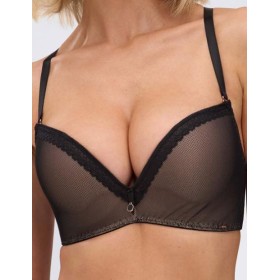 Бюстгальтер двойной пуш-ап Alles NOCTURN 03 super P-UP черный, Цвет: черный, Размеры: 65C
