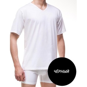 Футболка мужская Cornette 201 AUTHENTIC AU NEW черный, Цвет: черный, Размеры: L