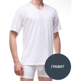 Футболка мужская Cornette 201 AUTHENTIC AU NEW графит, Цвет: графит, Размеры: M