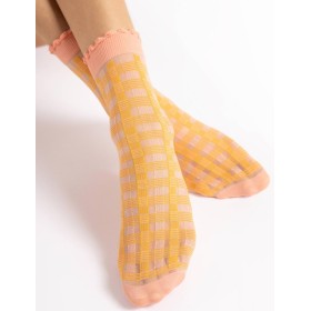 Полупрозрачные носки Fiore 1164/G SUNNY 15 den, Цвет: персиковый, Размеры: UN