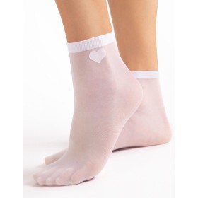 Тонкие носки Fiore 1191/G CUPIDO 20 den белый, Цвет: белый, Размеры: UN