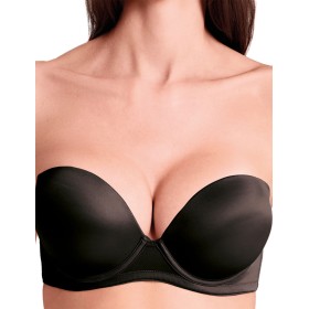 Бюстгальтер супер пуш-ап Lormar Double Extra ULTRASHINE nero, Цвет: nero (черный), Размеры: 65B