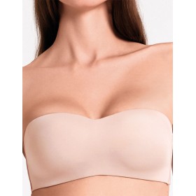 Бюстгальтер бандо без косточек Lormar FEEL talco, Цвет: talco (пудровый), Размеры: 65B