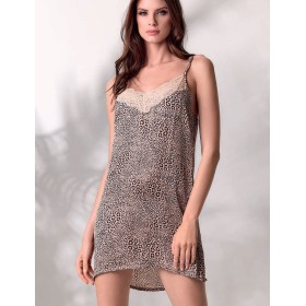 Сорочка атласная Lormar MADAGASCAR 632563CO champagne, Цвет: champagne (бежевый), Размеры: 2XL