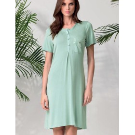 Сорочка с коротким рукавом Lormar SATEN 631328CO giada, Цвет: giada (зеленый), Размеры: XL