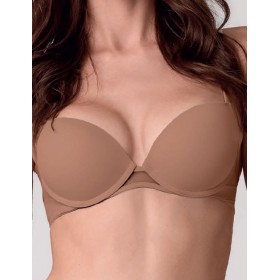 Сверхлегкий бюстгальтер пуш-ап Lormar Soft up EXTRA ВЛ25 bronze skin, Цвет: bronze skin (кофе), Размеры: 70B