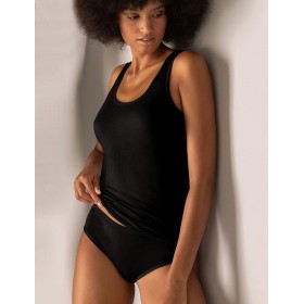 Майка из модала широкие бретели Sielei TODAY 6004 nero, Цвет: nero (черный), Размеры: S