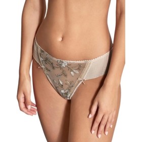 Трусы стринги с вышивкой Empreinte 01218 LAUREN старинное золото, Цвет: старинное золото, Размеры: S