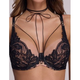 Бюстгальтер с вкладышами пуш-ап Ava INFINITY 2176 U Push Up black, Цвет: черный, Размеры: 90C