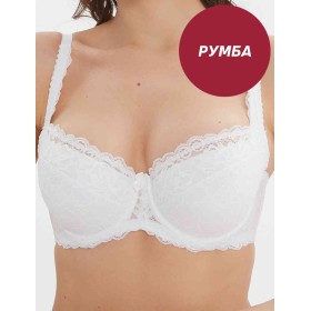 Кружевной бюстгальтер с поролоном Elli 3030 румба, Цвет: румба, Размеры: 80E