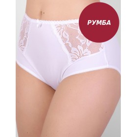 Высокие трусы слипы Elli 621 румба, Цвет: румба, Размеры: L