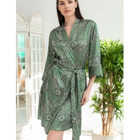 Короткий халат-кимоно Mia-Amore ELOISA 7483, Цвет: мятный, Размеры: L/XL