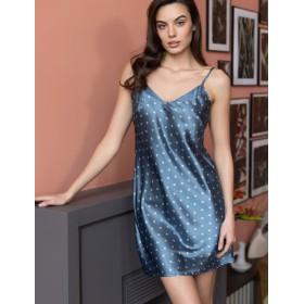 Сорочка атласная Mia-Mella CLEVER 8940 дельфин, Цвет: дельфин, Размеры: L