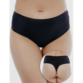 Высокие стринги Sermija 170-23-AS чёрный, Цвет: чёрный, Размеры: L