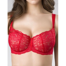 Бюстгальтер балконет мягкий Sermija 173-16-L красный, Цвет: красный, Размеры: 70D