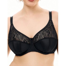 Бюстгальтер мягкий Sermija JASMINE 187-25-L чёрный, Цвет: чёрный, Размеры: 75I