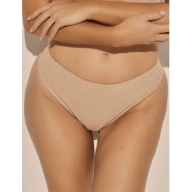 Трусики бразилиана Kinga CLARA 744/2-B бежевый, Цвет: бежевый, Размеры: S