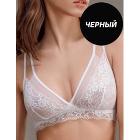 Кружевной топ бралетт Amelie VERA 2525 черный, Цвет: черный, Размеры: S