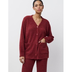 Женский домашний комплект Aruelle MERRY SET SOFT, Цвет: бургундское вино, Размеры: M