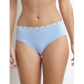 Трусы слипы из смесового хлопка Dim ICON 0DCS лазурно-голубой, Цвет: лазурно-голубой, Размеры: S